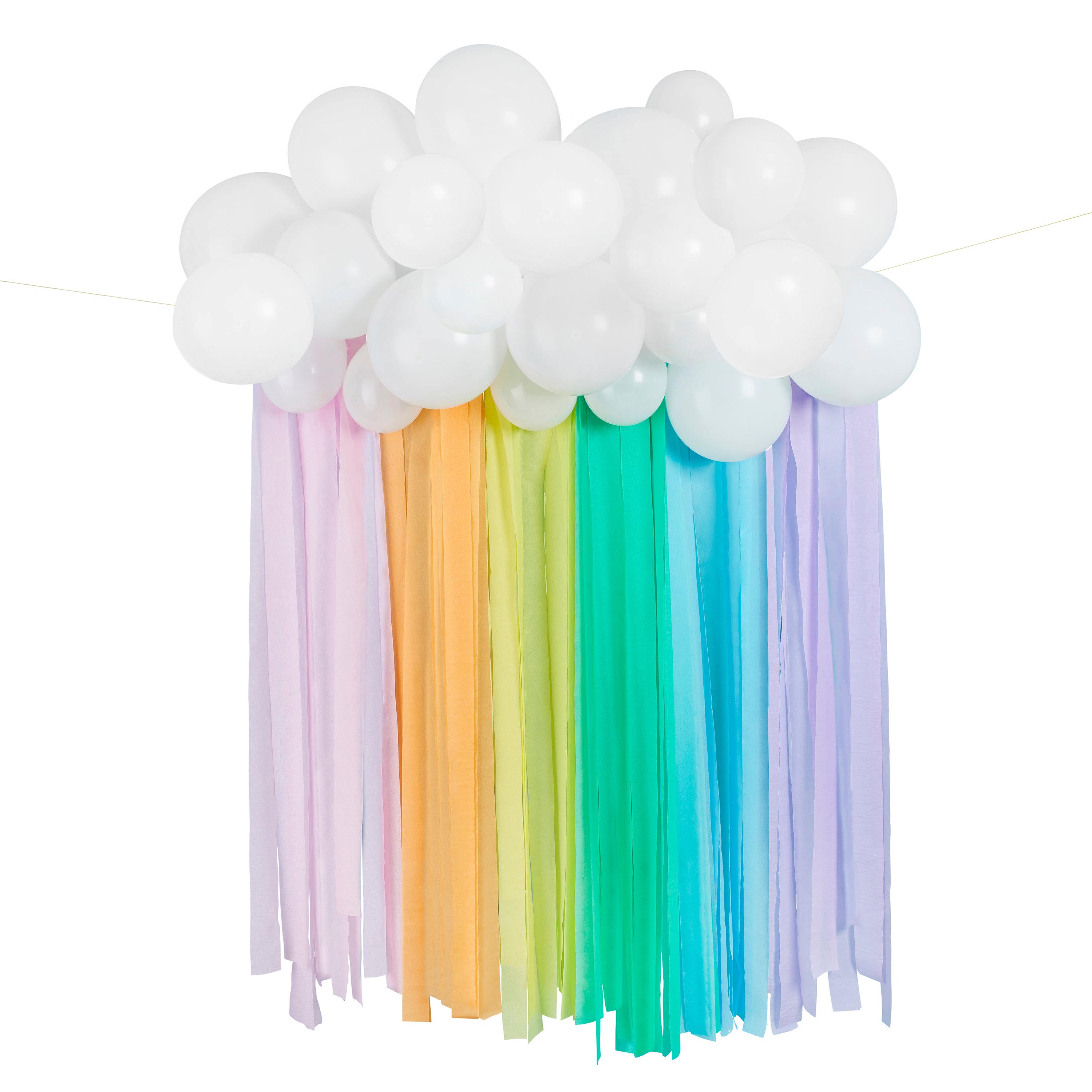 Whimsy Rainbow Colored Balloon Garland